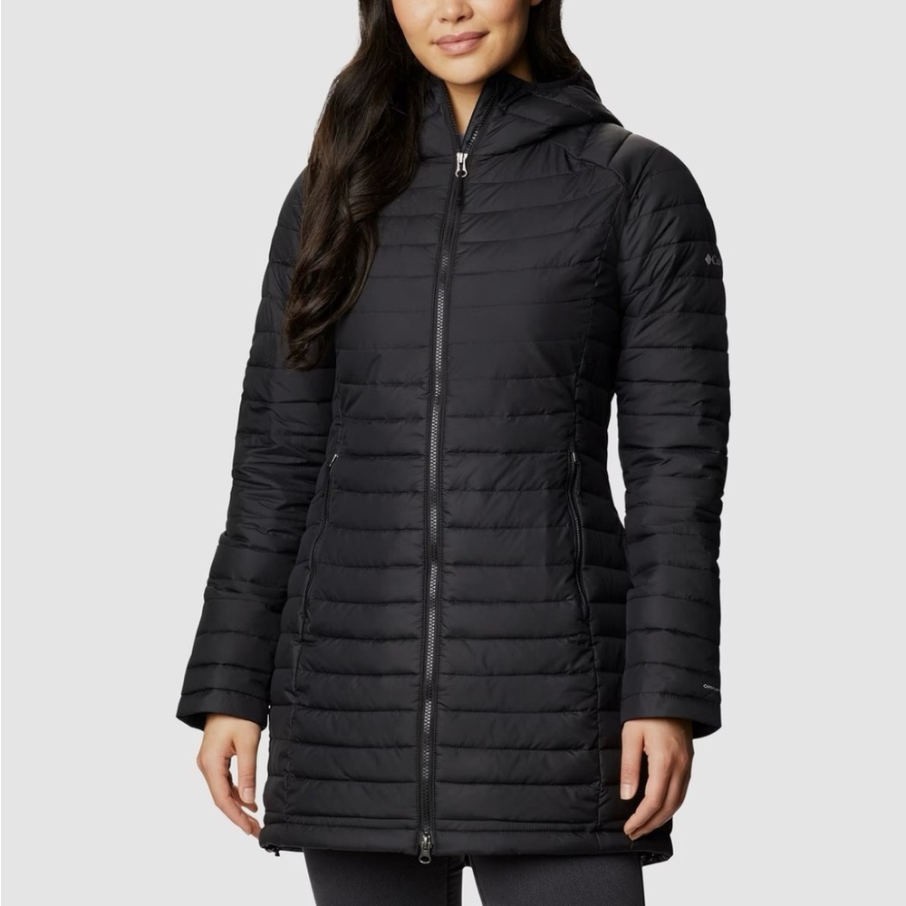 Columbia Women White Out Hooded Puffer Jacket